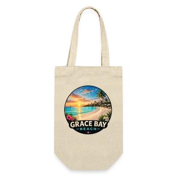 Grace Bay Beach Caribbean Vacation Sunset - Gift Bag for Bottles - nature - Front