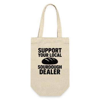 Baking Baker Baker Sourdough Bread Gift Idea - Gift Bag for Bottles - nature - Front