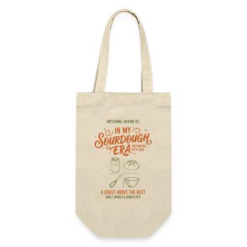 sourdough Era Local Sourdough Bread Baking Baker - Gift Bag for Bottles - nature - Front