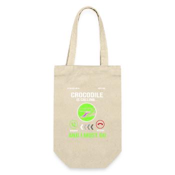 Crocodile Hunting Hunter Hunting - Gift Bag for Bottles - nature - Front