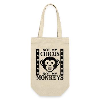 Pas mon cirque, pas mes singes - Sac à bouteille - nature - Devant