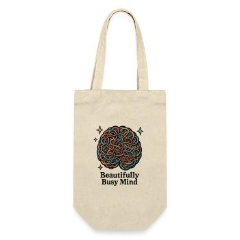 Colorful balls of thoughts - Gift Bag for Bottles - nature - Front