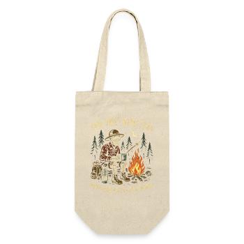 Camping Humor On My Way To Making Bad Decisions - Gift Bag for Bottles - nature - Front
