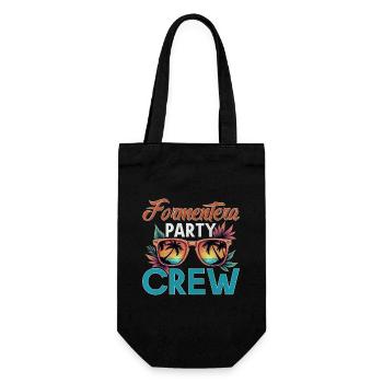 Formentera Crew - Gift Bag for Bottles - black - Front