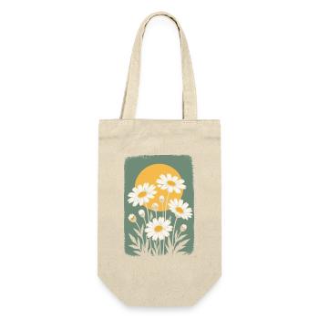 Daisies in the circle of the sun - Gift Bag for Bottles - nature - Front