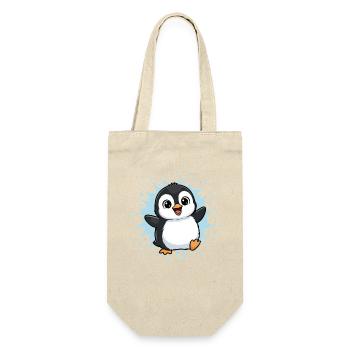Colorful Penguin Splash - Gift Bag for Bottles - nature - Front