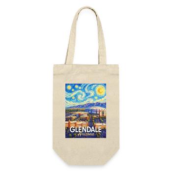 Glendale Arizona Sternennacht - Geschenkbeutel für Flaschen - Natur - Vorne