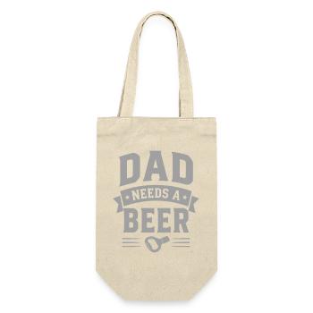 Dad needs a Beer Bottle Opener for Dads - Gift Bag for Bottles - nature - Front