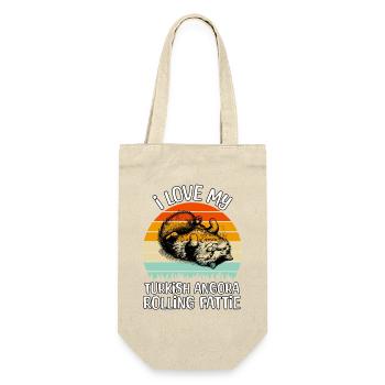 Funny Turkish Angora Cat - Gift Bag for Bottles - nature - Front