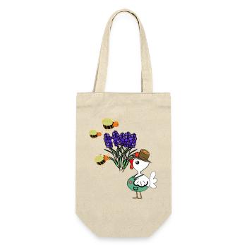 Lavender Flowers Gardener Chicken with Bees - Gift Bag for Bottles - nature - Front