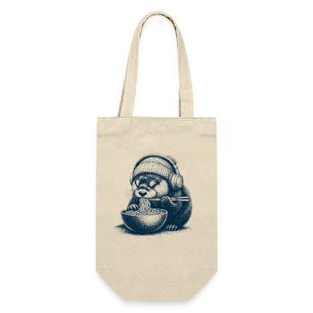 Ramen Otter - Gift Bag for Bottles - nature - Front