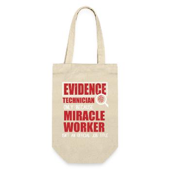 Forensic Scientist Criminology - Gift Bag for Bottles - nature - Front