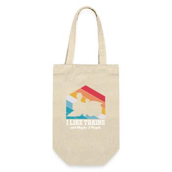 Model Railway Model Making Model Maker - Gift Bag for Bottles - nature - Front
