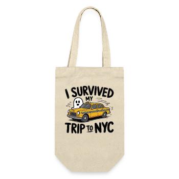I Survived My Trip To NYC Souvenir Tourists - Gift Bag for Bottles - nature - Front