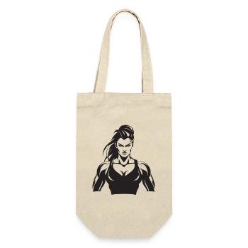 Muscles féminins - Sac à bouteille - nature - Devant