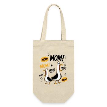Lustige Möwen-Mama-Muttertag-Mama-Möwen - Geschenkbeutel für Flaschen - Natur - Vorne