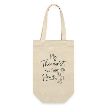 Four Paws Therapy Companion - Gift Bag for Bottles - nature - Front