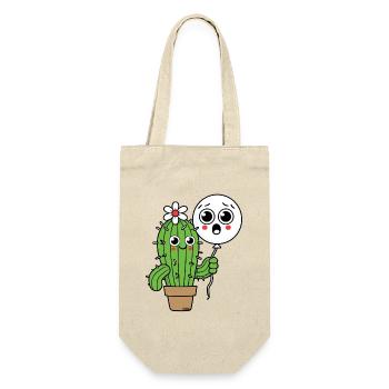 Cactus Buddy et Fantôme Ballon - Sac à bouteille - nature - Devant