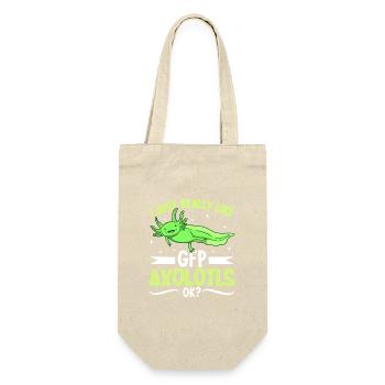 I love my GFP Axolotl - Gift Bag for Bottles - nature - Front
