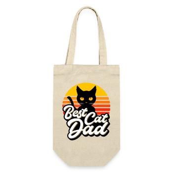 Best Cat Dad Funny Cat Sunset For Animal Enthusias - Gift Bag for Bottles - nature - Front