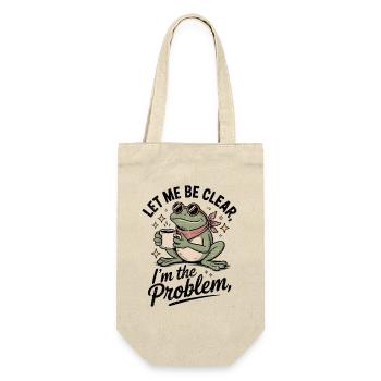 Caffeinated Frog: I'm the Problem - Gift Bag for Bottles - nature - Front