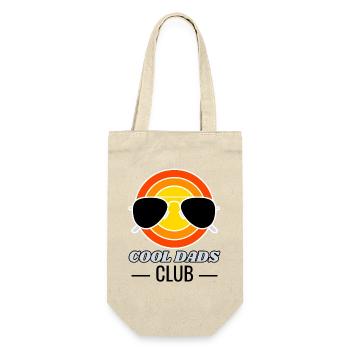 Cool Dads Club Retro Sunglasses 70s Sunset Vibe - Gift Bag for Bottles - nature - Front