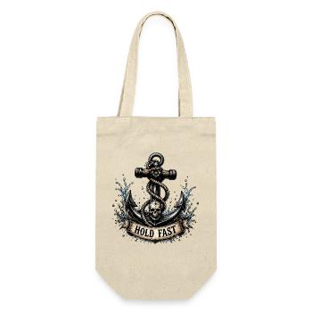 Tenez fermement l’ancre Crâne Marin Pirate Marin - Sac à bouteille - nature - Devant