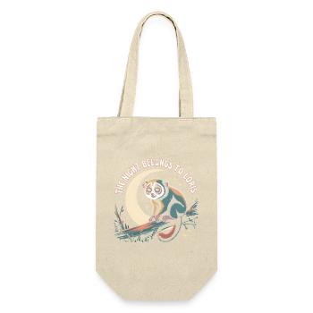 Die Nacht gehört Loris | Plumplori - Geschenkbeutel für Flaschen - Natur - Vorne