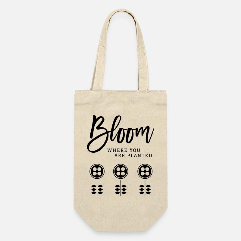 Bloom - Geschenkbeutel für Flaschen - Natur