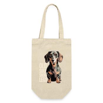 Old Soul Dachshund - Gift Bag for Bottles - nature - Front
