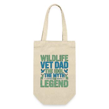 Wildlife Vet Dad The Idol The Exotic Animal Care - Gift Bag for Bottles - nature - Front