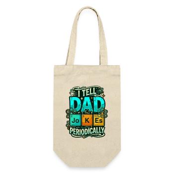 Dad Jokes Periodic Table Chemistry Nerd Humor - Gift Bag for Bottles - nature - Front