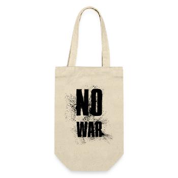 PAS DE GUERRE – Déclaration pour la paix contre la guerre - Sac à bouteille - nature - Devant