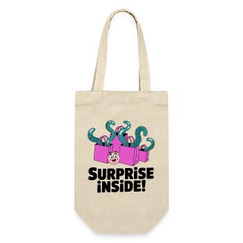 Surprise Inside Octopus Bags - Gift Bag for Bottles - nature - Front