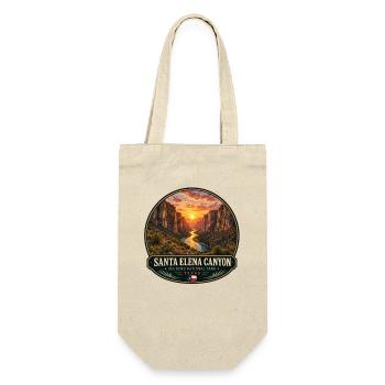 Santa Elena Canyon Texas Big Bend National Park - Gift Bag for Bottles - nature - Front