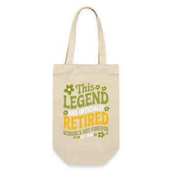 teacher Retirement Gifts for Teachers Retirement - Gift Bag for Bottles - nature - Front