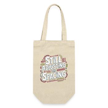 Graphic Designer Still Adjusting The Logo Designer - Gift Bag for Bottles - nature - Front