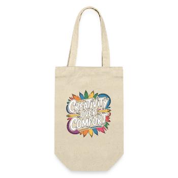 La créativité du graphiste avant celle du designer de branding - Sac à bouteille - nature - Devant