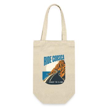 Ride Corsica Road Cycling Coast to Climb Island Ro - Geschenkbeutel für Flaschen - Natur - Vorne