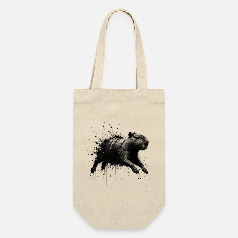Illustration de projections de capybara - Sac à bouteille - nature