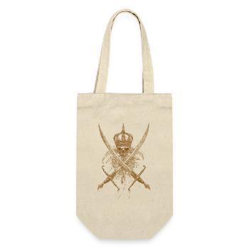 King of the Dead – Swords & Crown - Gift Bag for Bottles - nature - Front