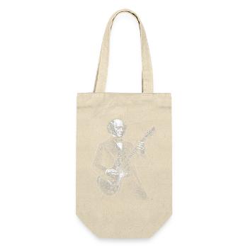Martin Van Buren jouant de la guitare - Sac à bouteille - nature - Devant