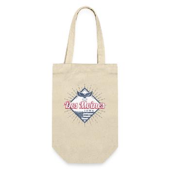 Des Moines City in Iowa, United States, United States - Gift Bag for Bottles - nature - Front