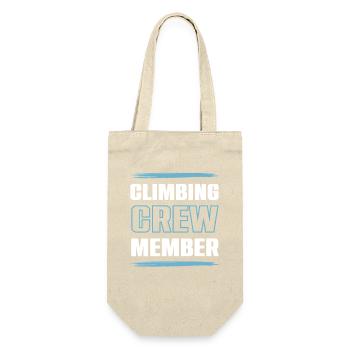 Climbing Crew - Geschenkbeutel für Flaschen - Natur - Vorne