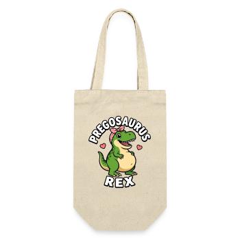 Pregnant mom Pregosaurus Rex dinosaur lust - Gift Bag for Bottles - nature - Front