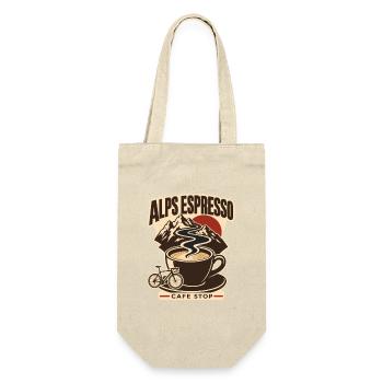 Arrêt du Café Espresso de Cyclisme sur Route des Alpes - Sac à bouteille - nature - Devant