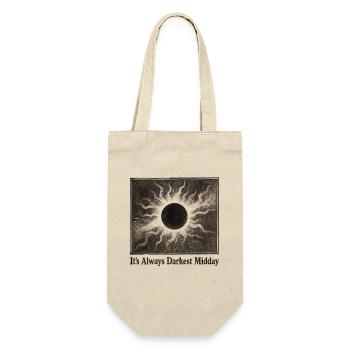 Darkest Noon | Solar eclipse - Gift Bag for Bottles - nature - Front