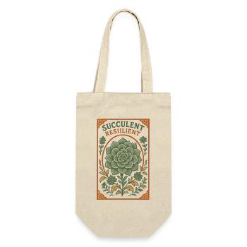 Succulente résiliente | Plantes - Sac à bouteille - nature - Devant