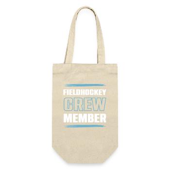 Fieldhockey Crew - Geschenkbeutel für Flaschen - Natur - Vorne
