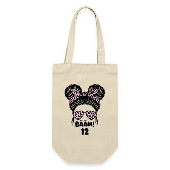 Twelfth Birthday for a Birthday Girl - Gift Bag for Bottles - nature - Front